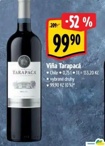 Albert Viña Tarapacá nabídka