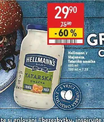 Globus Hellmann&#039;s tatarská omáčka nabídka