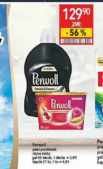 Globus Perwoll prací prostředek nabídka