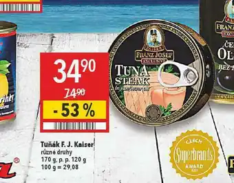Globus Franz josef tuňák steak nabídka