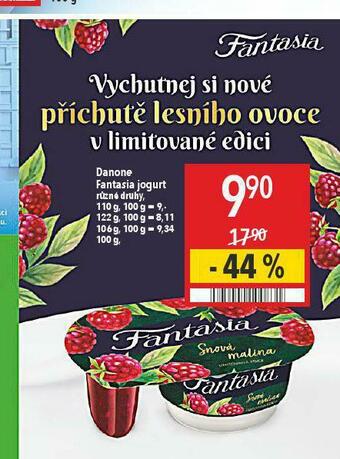 Globus Danone fantasia jogurt nabídka