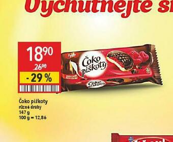 Globus Čoko piškoty nabídka