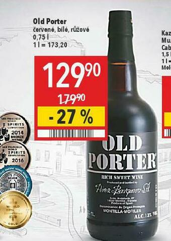 Globus Old porter nabídka