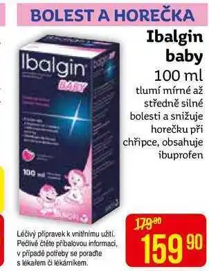 Teta Ibalgin baby 100 ml nabídka
