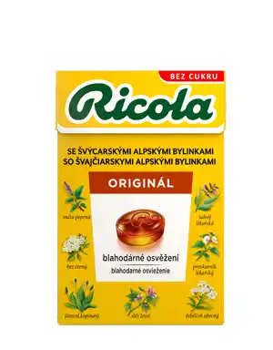 Teta Ricola bylinné bonbóny, vybrané druhy 40g nabídka
