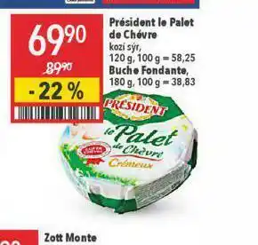 Globus Président le palet de chévre nabídka