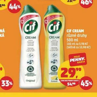 Penny Market Cif cream nabídka
