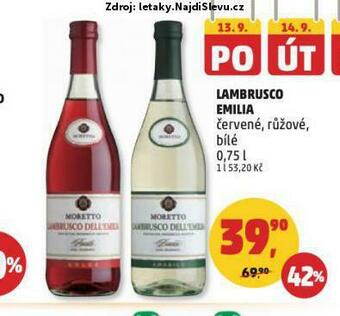 Penny Market Lambrusco emilia nabídka