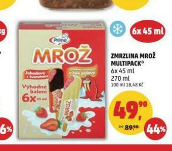 Penny Market Zmrzlina mrož nabídka