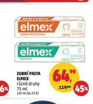 Penny Market Elmex zubní pasta nabídka