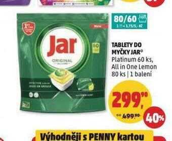 Penny Market Jar tablety do myčky nabídka