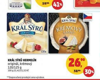 Penny Market Král sýrů hermelín nabídka