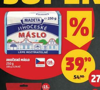 Penny Market Jihočeské máslo nabídka