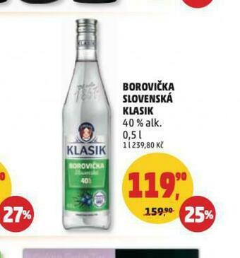 Penny Market Borovička slovenská nabídka