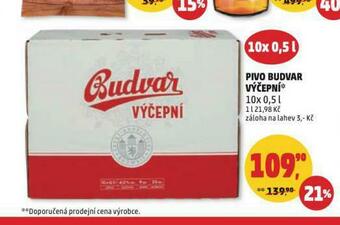 Penny Market Pivo budvar nabídka