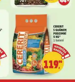 Cererit s guánem podzimní