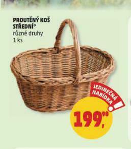 Penny Market Proutěný koš nabídka