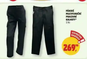 Penny Market Pánské multifunkční pracovní kalhoty nabídka