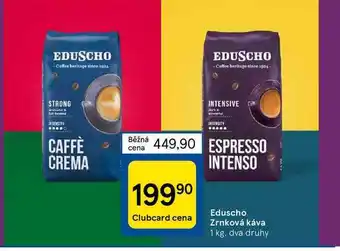 Tesco Eduscho zrnková káva 1 kg nabídka