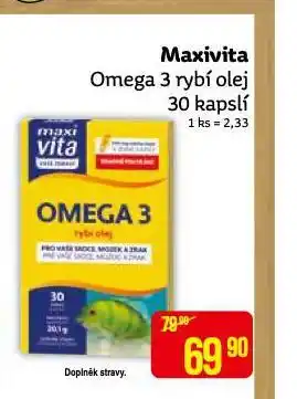 Teta Maxivita omega 3 rybí olej nabídka