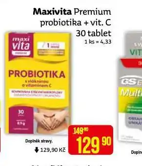 Teta Maxivita premium probiotika + vit. c nabídka