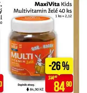 Teta Maxivita kids multivitamin nabídka