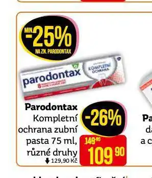 Teta Parodontax kompletní ochrana zubní pasta nabídka