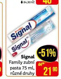 Teta Signal family zubní pasta nabídka