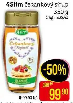 Teta 4slim čekankový sirup 350 g nabídka