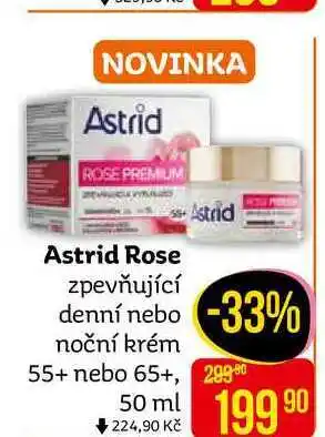 Teta Astrid rose zpevňující denní nebo noční krém 55+ nebo 65+, 50 ml nabídka