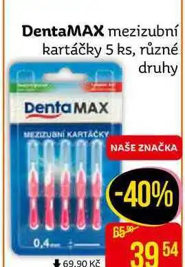 Teta Dentamax mezizubní kartáčky 5 ks, různé druhy nabídka