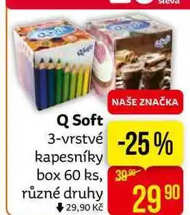 Teta Q soft 3-vrstvé kapesníky box 60 ks nabídka