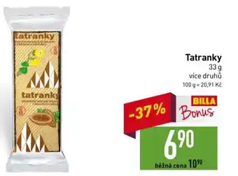 Billa Tatranky 33 g nabídka