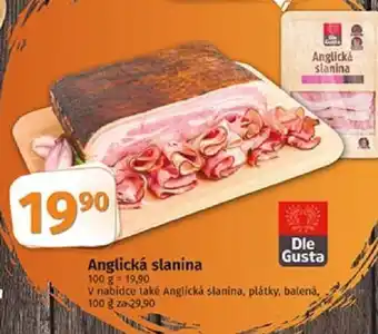 COOP TIP Anglická slanina nabídka
