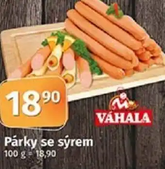 COOP TIP Párky se sýrem nabídka