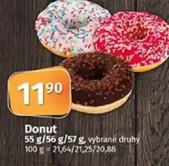 COOP TIP Donut 55 g/56 g/57 g nabídka