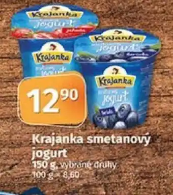 COOP TIP Krajanka smetanový jogurt nabídka