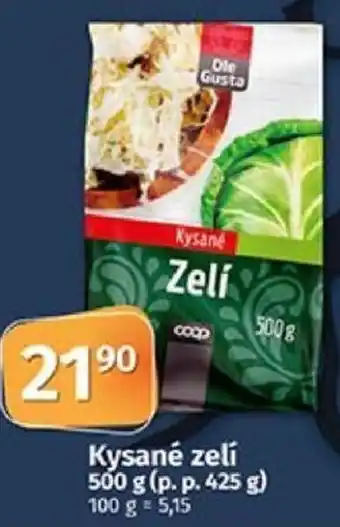 COOP TIP Kysané zelí 500 g nabídka