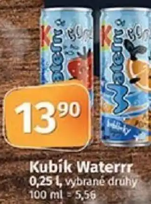 COOP TIP Kubik Waterrr 0,25L nabídka