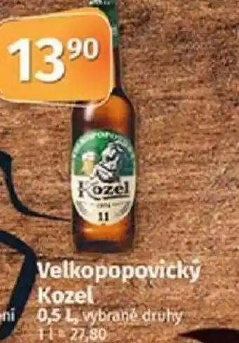 COOP TIP Velkopopovický Kozel 0,5L nabídka