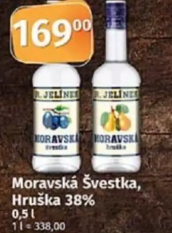 Moravská Švestka, Hruška 38%