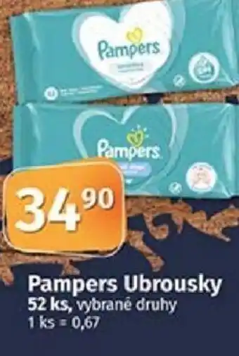 Pampers Ubrousky 52 ks