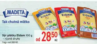 Žabka Sýr plátky Eidam 100 g nabídka