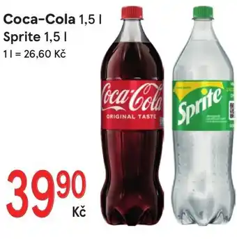 Žabka Coca-Cola 1,5 L nabídka