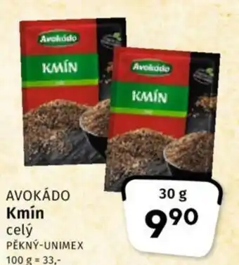 AVOKÁDO Kmín