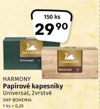 Coop HARMONY Papírové kapesníky nabídka