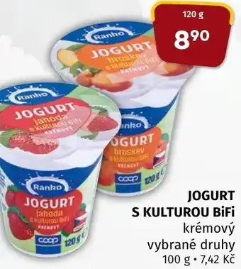 Coop JOGURT S KULTUROU BiFi nabídka