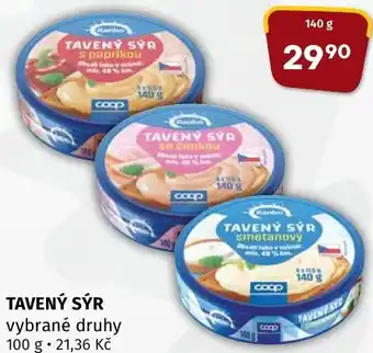 Coop TAVENÝ SÝR nabídka