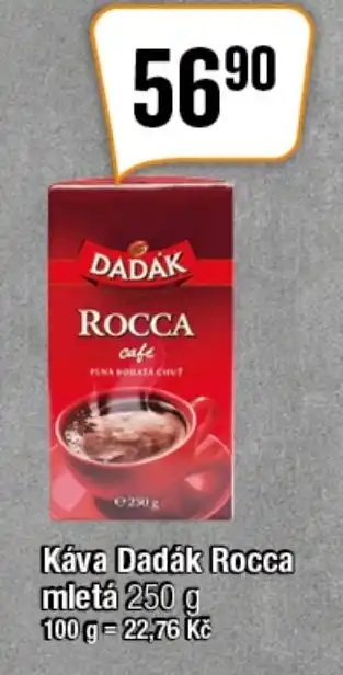 TEMPO Káva Dadák Rocca mletá 250 g nabídka
