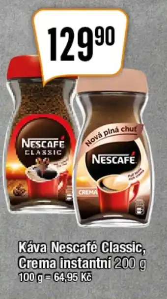 TEMPO Káva Nescafé Classic, Crema instantní 200 g nabídka